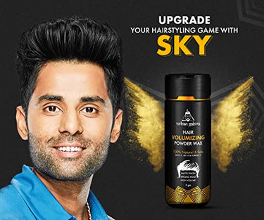 UrbanGabru Hair Volumizing Powder Wax/Hair Texturizing Powder for Strong Hold | Matte Finish | 24 hrs hold | 100% Natural & Safe Hair Styling Powder (5 g)